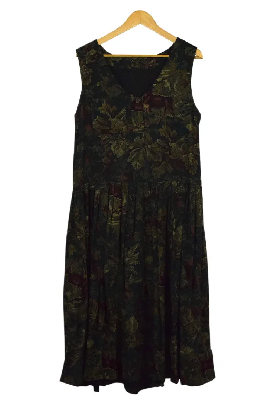 Reworked Floral Print Dress