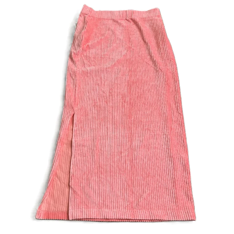 Pink Skirt Midi By Free People, Size: S